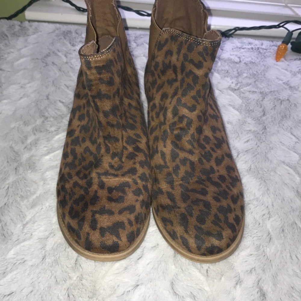 Cheetah booties